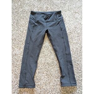 Calia By Carrie Underwood 20" Crop Leggings Black Yoga Women's Size S